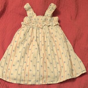 Cat & Jack Red and Blue Patterned Kids Dress